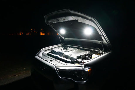 KC HiLiTES Cyclone 2in. LED Universal Under Hood Lighting Kit (Incl. 2 Cyclone Lights/Switch/Wiring) KC HiLiTES Light Bars & Cubes  AXOPROS