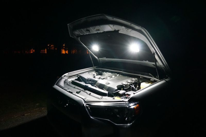 KC HiLiTES Cyclone 2in. LED Universal Under Hood Lighting Kit (Incl. 2 Cyclone Lights/Switch/Wiring) KC HiLiTES Light Bars & Cubes  AXOPROS