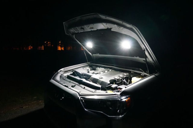 KC HiLiTES Cyclone 2in. LED Universal Under Hood Lighting Kit (Incl. 2 Cyclone Lights/Switch/Wiring) KC HiLiTES Light Bars & Cubes  AXOPROS