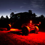KC HiLiTES Cyclone V2 LED - Replacement Lens - Red - 6-PK KC HiLiTES Light Bars & Cubes  AXOPROS