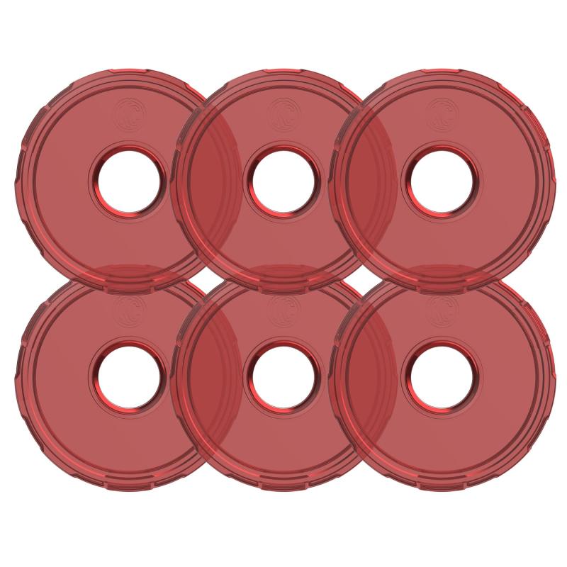 KC HiLiTES Cyclone V2 LED - Replacement Lens - Red - 6-PK KC HiLiTES Light Bars & Cubes  AXOPROS
