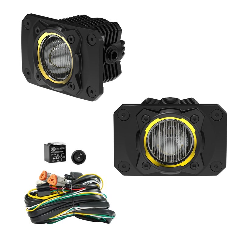 KC HiLiTES FLEX ERA 1 - Flush Mount Backup Light Kit KC HiLiTES Light Bars & Cubes  AXOPROS