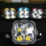 KC HiLiTES FLEX ERA 4 Color Bezel Ring Black (ea) KC HiLiTES Light Bars & Cubes  AXOPROS