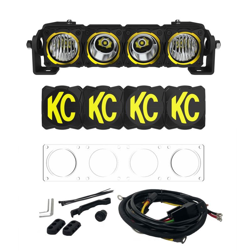 KC HiLiTES FLEX ERA LED 10in. Light Bar - Master Kit KC HiLiTES Light Bars & Cubes  AXOPROS