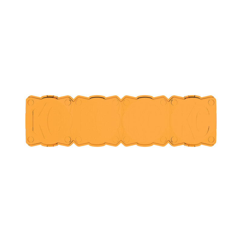 KC HiLiTES FLEX ERA LED Light Bar 10in. Light Shield - Amber (SHIELD ONLY) KC HiLiTES Light Bars & Cubes  AXOPROS