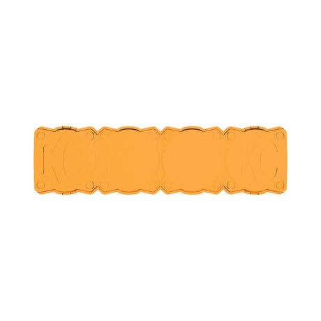 KC HiLiTES FLEX ERA LED Light Bar 10in. Light Shield - Amber (SHIELD ONLY) KC HiLiTES Light Bars & Cubes  AXOPROS