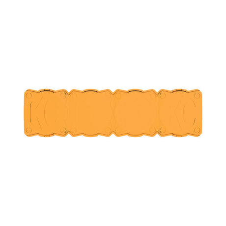 KC HiLiTES FLEX ERA LED Light Bar 10in. Light Shield - Amber (SHIELD ONLY) KC HiLiTES Light Bars & Cubes  AXOPROS