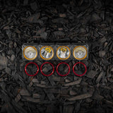 KC HiLiTES FLEX ERA LED Light Bar Bezel Kit for 10in. Segments - Red KC HiLiTES Light Bars & Cubes  AXOPROS