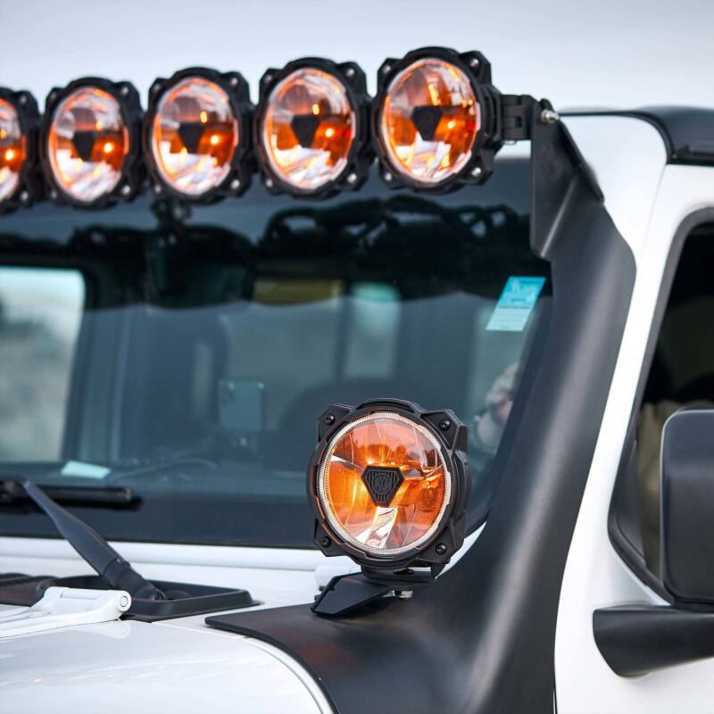 KC HiLiTES Gravity Titan LED 6in. - Pair Pack (SAE Driving Beam) KC HiLiTES Light Bars & Cubes  AXOPROS