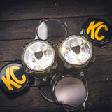 KC HiLiTES Gravity Titan LED 6in. - Pair Pack (Spot Beam) KC HiLiTES Light Bars & Cubes  AXOPROS