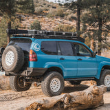 KC HiLiTES Platform One Profile 10in. SideCast Flush Mount Lights (Does Not Include Rack) KC HiLiTES Roof Rack  AXOPROS