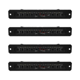 KC HiLiTES Platform One Profile 10in. SideCast Flush Mount Lights (Does Not Include Rack) KC HiLiTES Roof Rack  AXOPROS