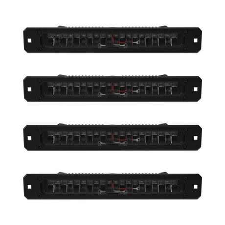 KC HiLiTES Platform One Profile 10in. SideCast Flush Mount Lights (Does Not Include Rack) KC HiLiTES Roof Rack  AXOPROS