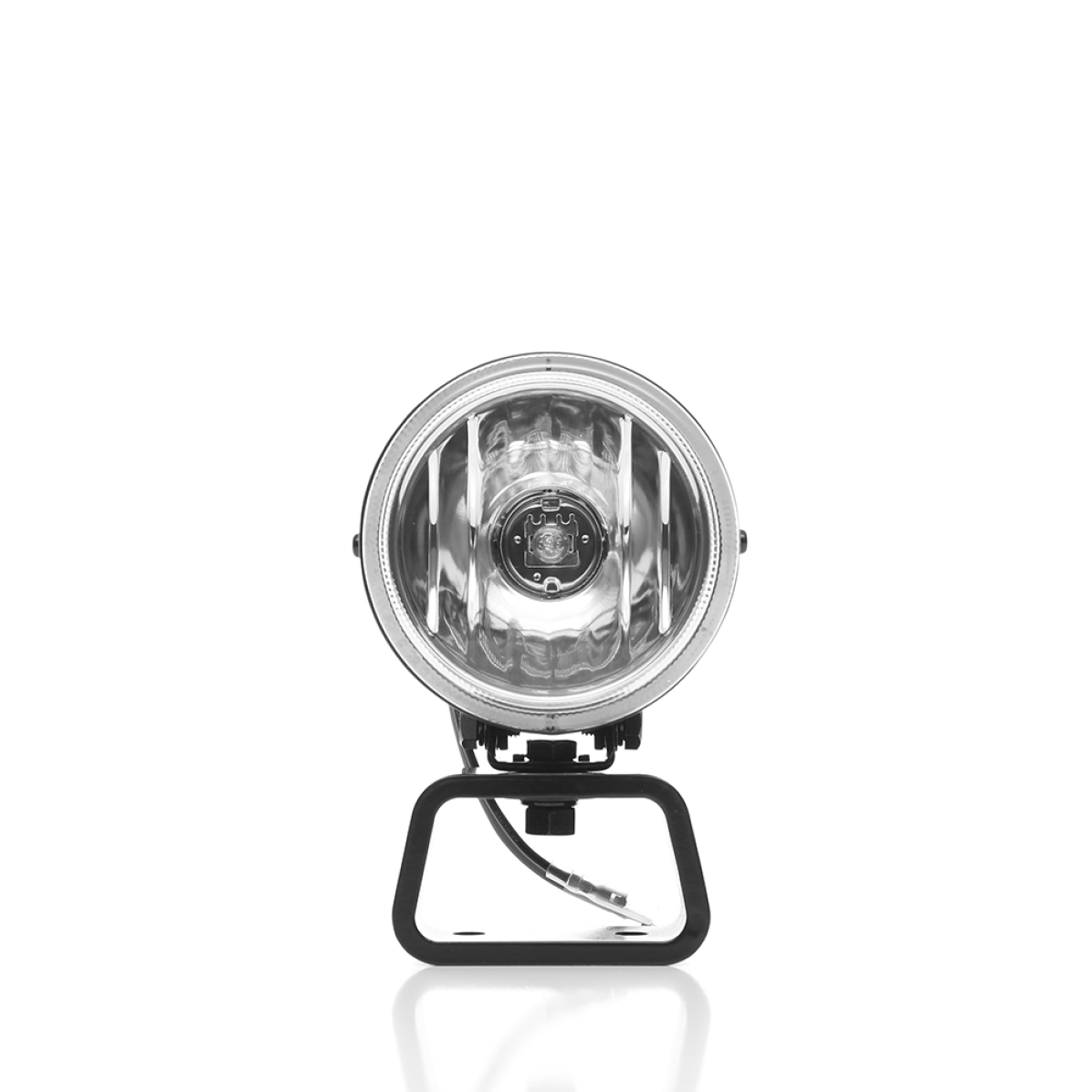 KC HiLiTES Rally 400 4in. Round Halogen Light 55w Spread Beam (Single) - Black KC HiLiTES Light Bars & Cubes  AXOPROS