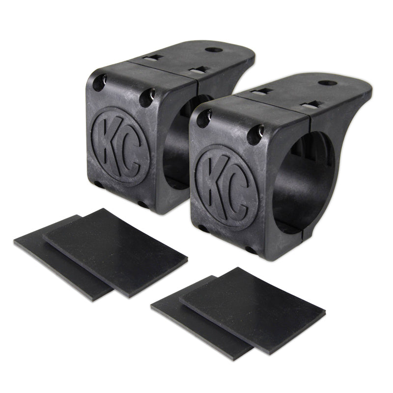 KC HiLiTES Universal Tube Clamp Light Mount Bracket Set / 1.75in. to 2in. Bar (Pair) KC HiLiTES Light Mounts  AXOPROS