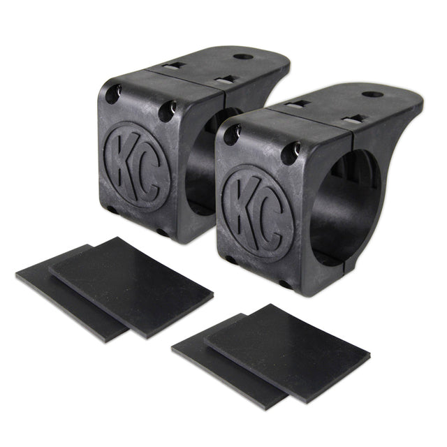 KC HiLiTES Universal Tube Clamp Light Mount Bracket Set / 1.75in. to 2in. Bar (Pair) KC HiLiTES Light Mounts  AXOPROS
