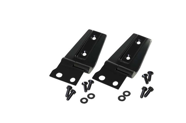 Kentrol 07-18 Jeep Wrangler JK Hood Hinge Pair - Powdercoat Black Kentrol Hoods  AXOPROS