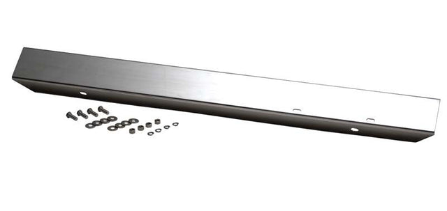 Kentrol 45-86 Jeep CJ 42 Inch Front Bumper Without Hole - Polished Silver Kentrol Bumpers - Steel  AXOPROS