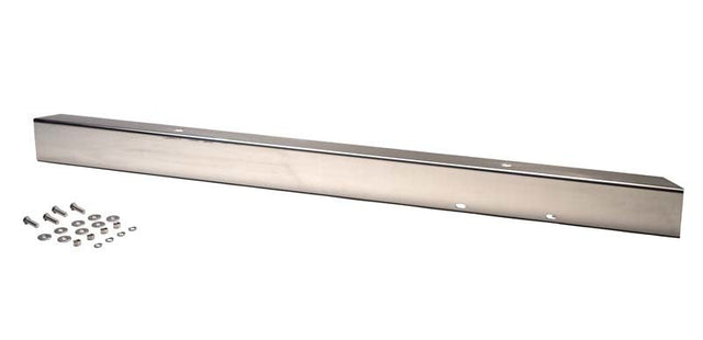 Kentrol 45-86 Jeep CJ 54 Inch Front Bumper Without holes (No License Plate Holes)- Polished Silver Kentrol Bumpers - Steel  AXOPROS