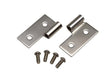 Kentrol 76-06 JEEP CJ Wrangler YJ/TJ Lower Door Hinge Pair - Polished Silver Kentrol Doors  AXOPROS