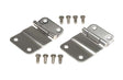 Kentrol 76-86 Jeep CJ7 Tailgate Hinge Pair - Polished Silver Kentrol Tailgate Accessories  AXOPROS