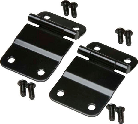 Kentrol 76-86 Jeep CJ7 Tailgate Hinge Pair - Powdercoat Black Kentrol Tailgate Accessories  AXOPROS
