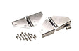 Kentrol 76-95 Jeep CJ/Wrangler YJ Windshield Hinge Pair - Polished Silver Kentrol Windows  AXOPROS
