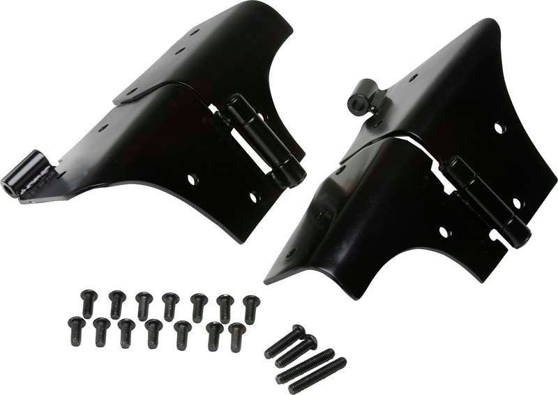 Kentrol 97-06 Jeep Wrangler TJ Windshield Hinge Pair- Powdercoat Black Kentrol Windows  AXOPROS