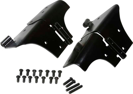 Kentrol 97-06 Jeep Wrangler TJ Windshield Hinge Pair- Powdercoat Black Kentrol Windows  AXOPROS
