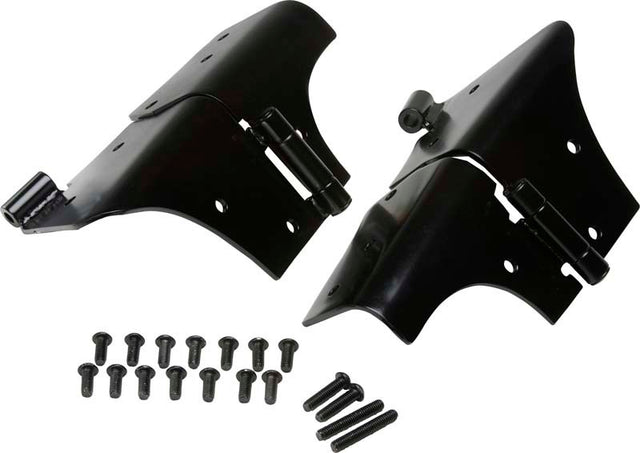 Kentrol 97-06 Jeep Wrangler TJ Windshield Hinge Pair- Powdercoat Black Kentrol Windows  AXOPROS