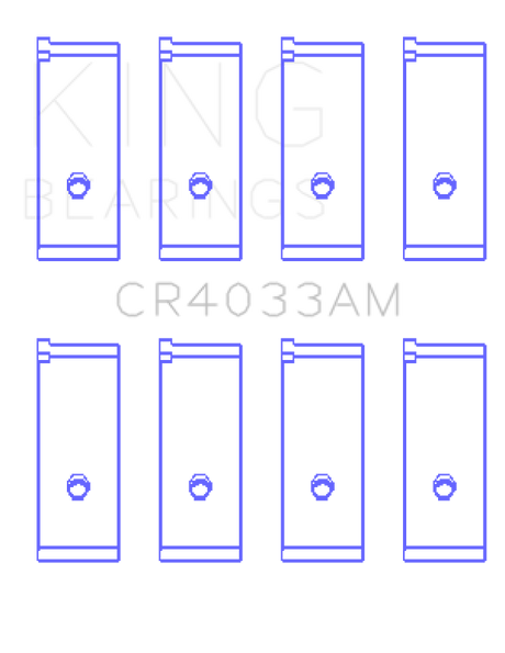 King Acura SOHC 16 Valve/Honda SOHC 16 Valve/DOHC 16 Valve Rod Bearing Set - Size STD King Engine Bearings Bearings  AXOPROS
