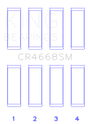 King Chrysler/Mitsubishi/Hyundai/Kia World Engine Connecting Rod Bearing Set - Size STD King Engine Bearings Bearings  AXOPROS
