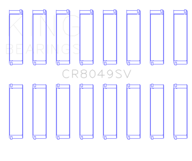 King 08-11 BMW N62/N63/S63 Rod Bearing Set King Engine Bearings Bearings  AXOPROS