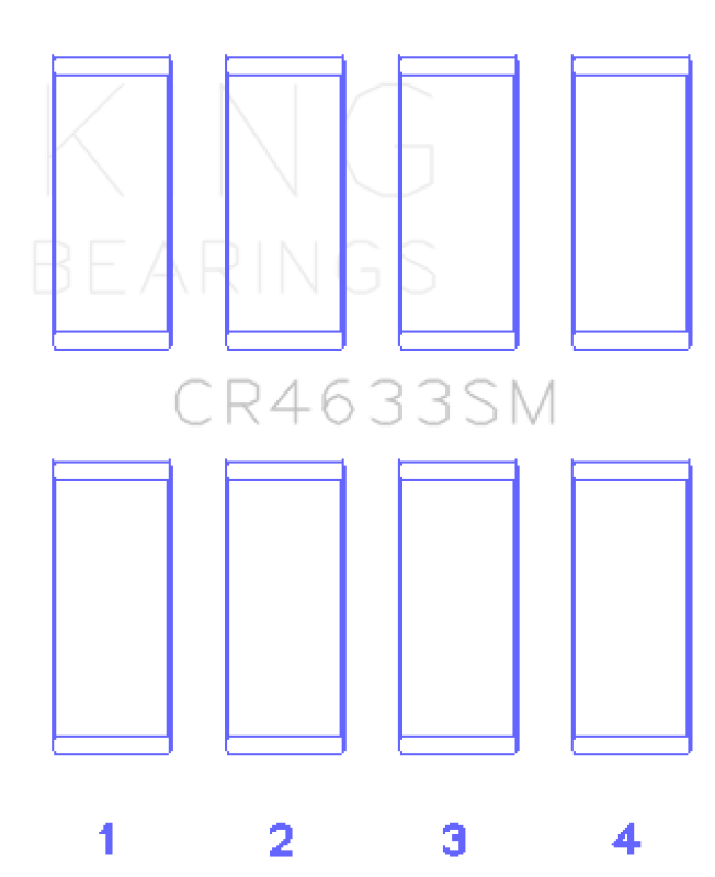 King 2008 Mini Cooper N14 Turbo Rod Bearing Set - Size STD King Engine Bearings Bearings  AXOPROS
