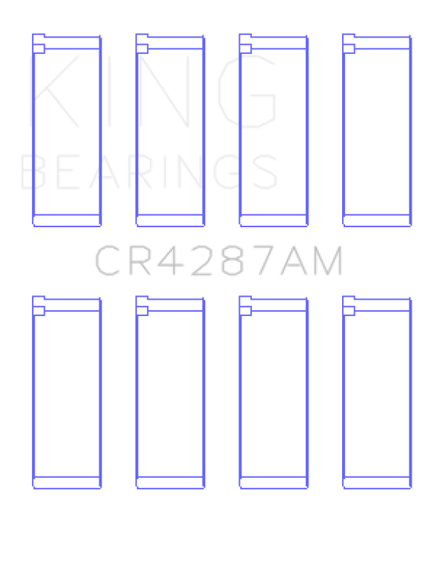 King Acura B18C1/B18C5 L4/Honda 110CI  DOHC Rod Bearing Set - Size STD King Engine Bearings Bearings  AXOPROS
