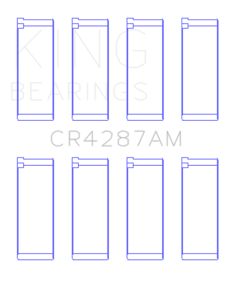 King Acura B18C1/B18C5 L4/Honda 110CI  DOHC Rod Bearing Set - Size STD King Engine Bearings Bearings  AXOPROS
