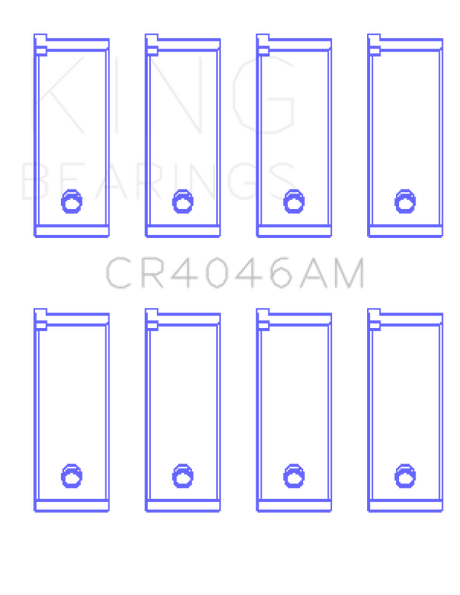 King Acura D16A1 Rod Bearing Set - Size STD King Engine Bearings Bearings  AXOPROS