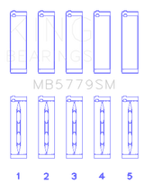 King Audi CDAA/CDHA/CDHB/CDAB Main Bearing Set (Set of 5) - Size STD King Engine Bearings Bearings  AXOPROS