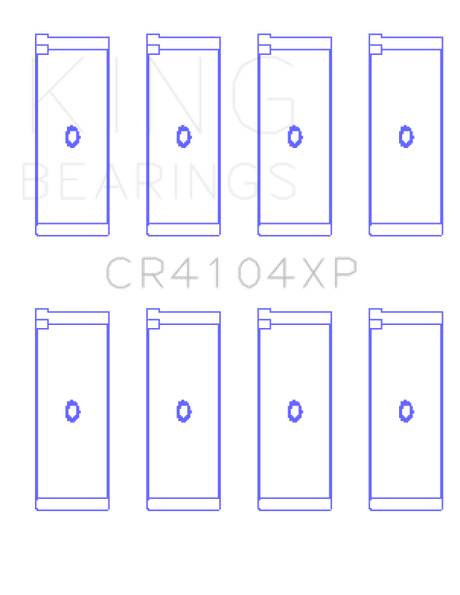 King Audi/VW 83-03 1.6L/1.8L/2.0L Performance Rod Bearing Set - Size STDX King Engine Bearings Bearings  AXOPROS