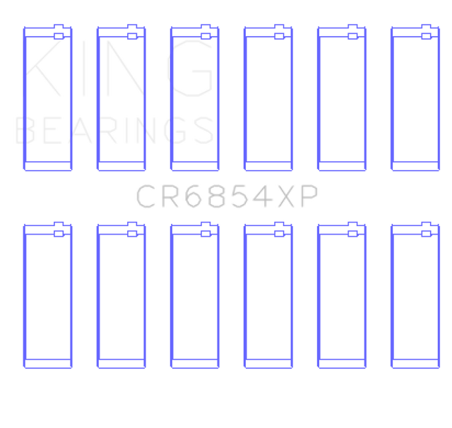 King BMW 95 M3 S50830 (Size STD) Performance Rod Bearing Set King Engine Bearings Bearings  AXOPROS