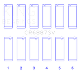 King Engine Bearings BMW B58B30A Performance Rod Bearing Set