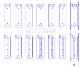 King BMW M20/M50 2.0L/2.5L/2.7L Performance Main Bearing Set - Size STD King Engine Bearings Bearings  AXOPROS