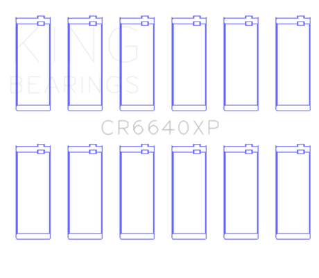 King BMW M20/M50 2.0L/2.5L/2.7L Performance Rod Bearing Set - Size STD King Engine Bearings Bearings  AXOPROS