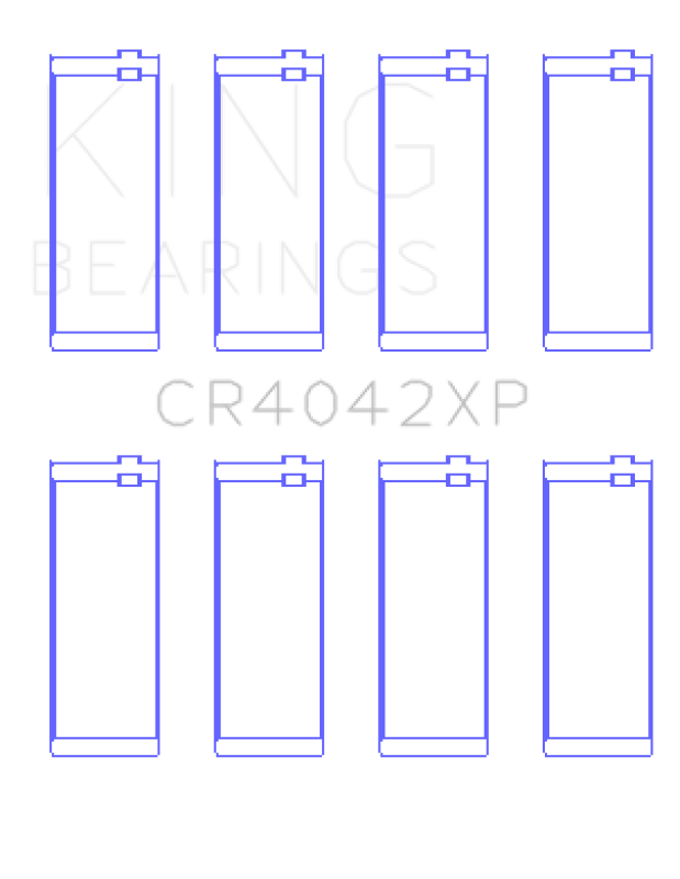 King Engine Bearings BMW M40/M42/M43/M44 1.6L 1.8L 1.9L Performance Rod Bearing Set - Size STD King Engine Bearings Bearings  AXOPROS