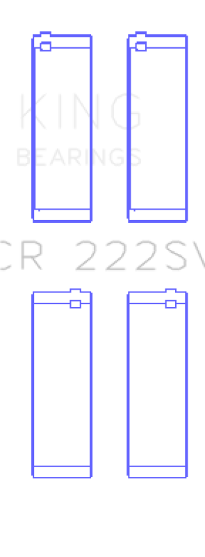 King BMW N55B30A Rod Bearing Set - Size +0.25mm King Engine Bearings Bearings  AXOPROS