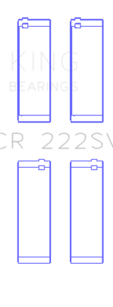 King BMW N55B30A Rod Bearing Set - Size +0.50mm King Engine Bearings Bearings  AXOPROS