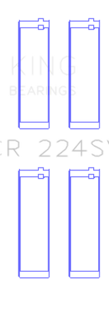 King BMW S65B40A/S85B50A Connecting Rod Bearing Set (Set of 2) - Size STD King Engine Bearings Bearings  AXOPROS