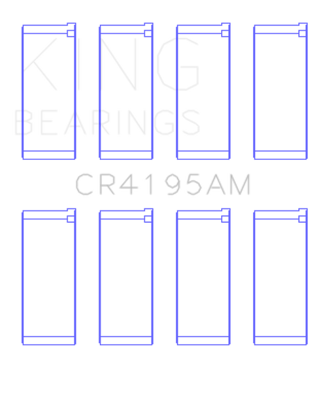 King Chrysler 420A Connecting Rod Bearing Set - Size STD King Engine Bearings Bearings  AXOPROS