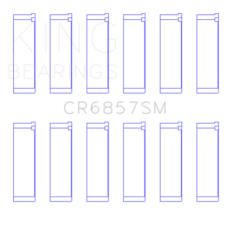 King Chrysler Pentastar 3.6L ERB V6 Connecting Rod Bearing Set - Size STD King Engine Bearings Bearings  AXOPROS
