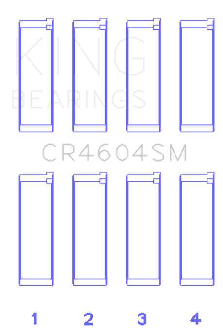 King Ford 2.3L Duratec/Mazda L3-VDT MZR Turbo Con Rod Bearing Set King Engine Bearings Bearings  AXOPROS